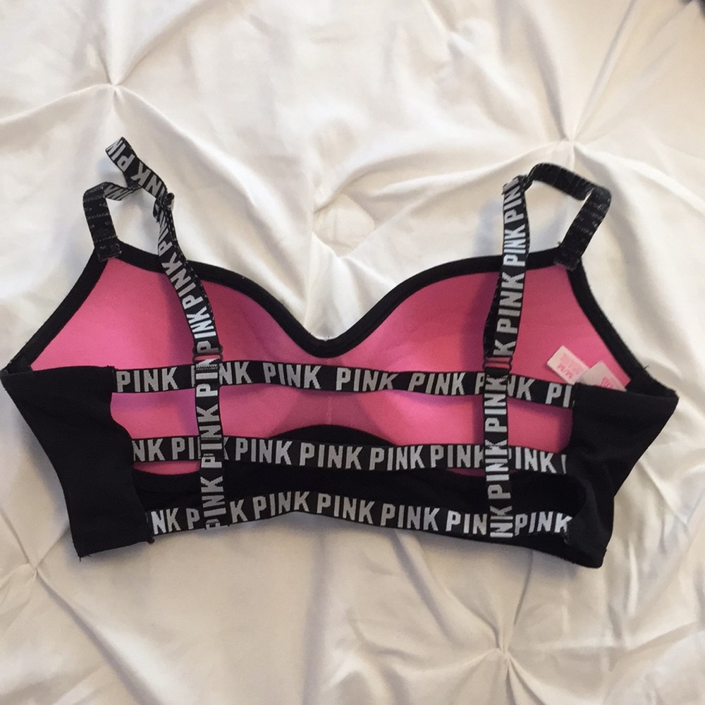 Caged back bra